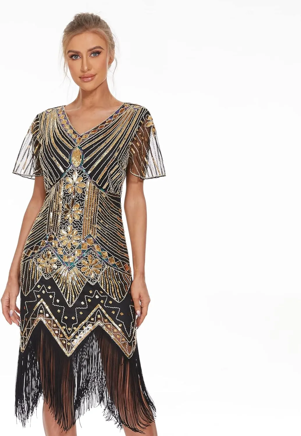 1920s Dresses for Women Flapper Dress Gatsby Dresses for Women Roaring 20's Dress