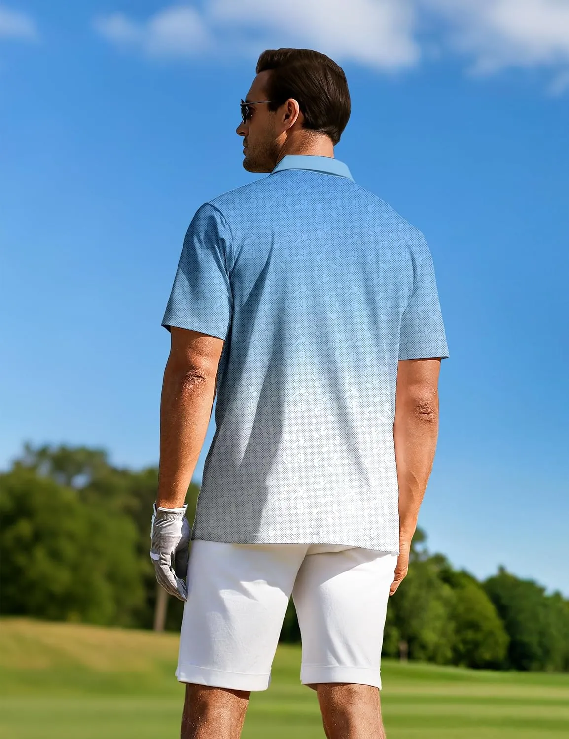 APTRO Mens Polo Shirt Short Sleeve Performance Golf Shirts Moisture Wicking Dry Fit Casual Quick-Dry T-Shirt