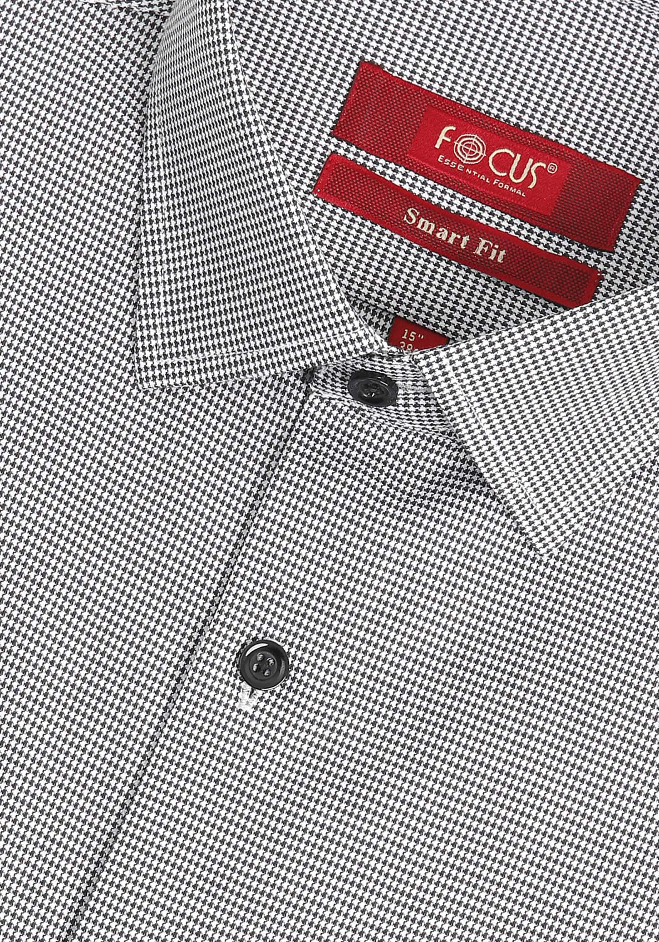 Black Small Check Shirt