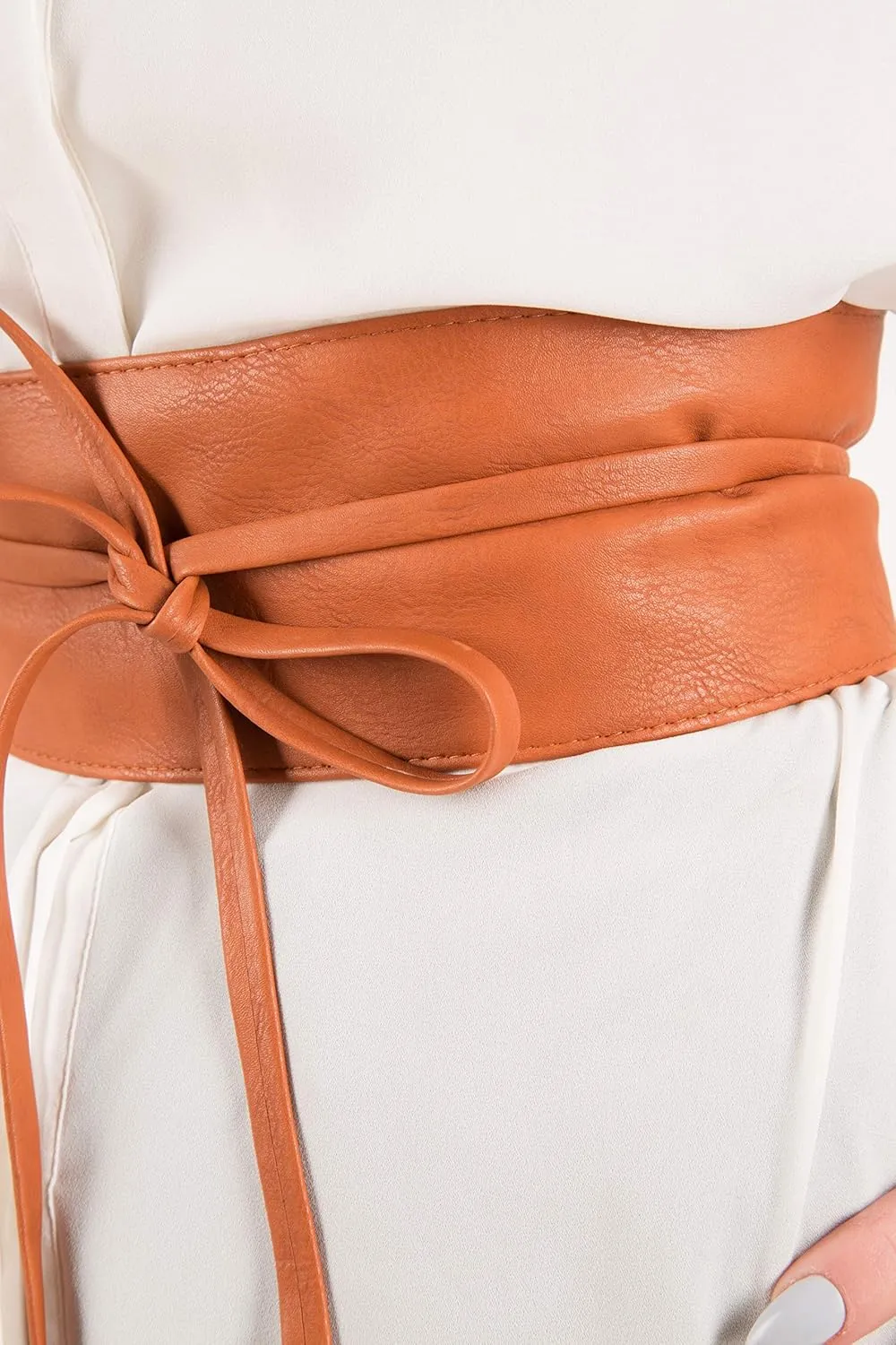 BlackButterfly Obi Waist Band Self Knot Tie Up Cinch Belt
