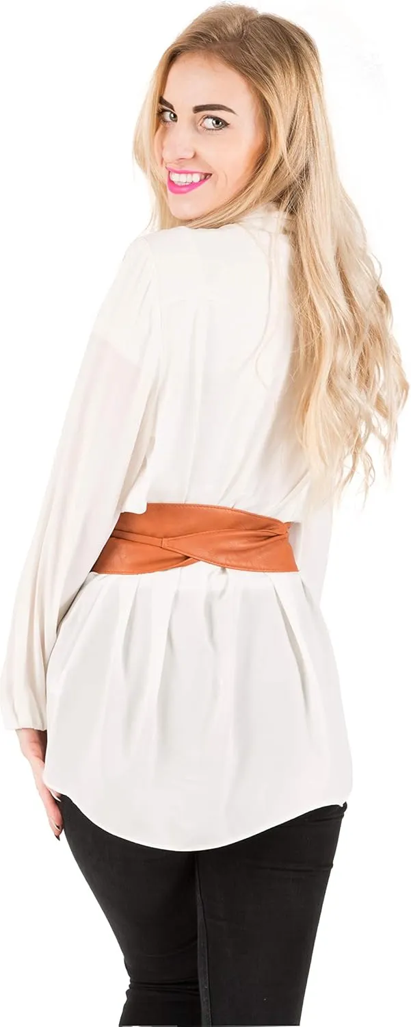 BlackButterfly Obi Waist Band Self Knot Tie Up Cinch Belt