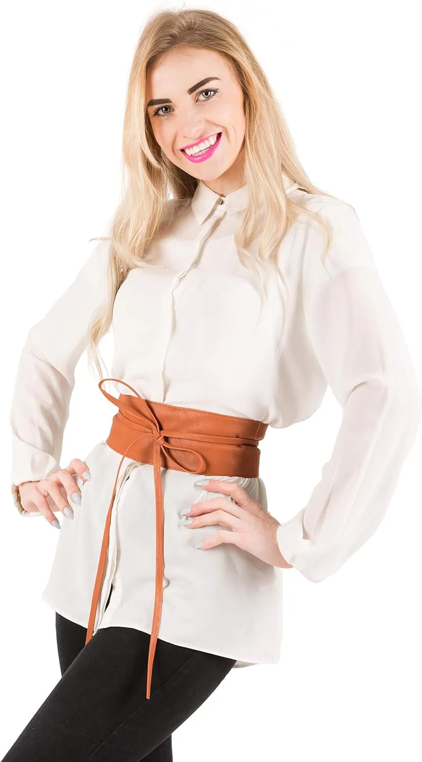 BlackButterfly Obi Waist Band Self Knot Tie Up Cinch Belt