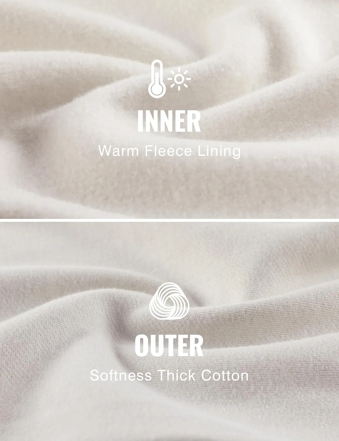 CRZ YOGA Cotton Fleece Lined Sweatpants Women 30" Straight Leg Casual Lounge Sweat Pants for Women