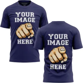 Custom Shirt for Men, ADD Your Image to Front and Back Printing, Customized Tshirts Design Your Own