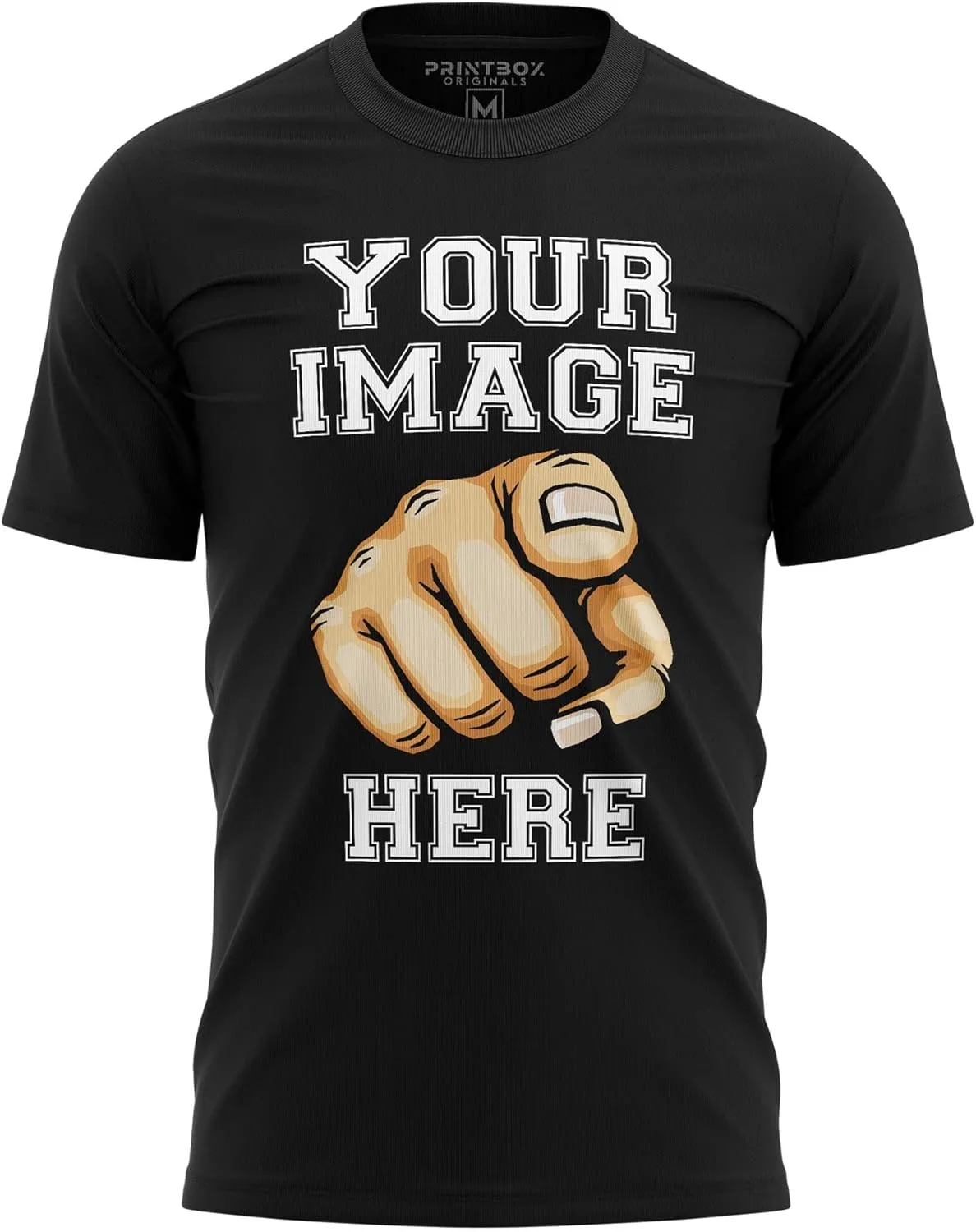 Custom Shirt for Men, ADD Your Image to Front and Back Printing, Customized Tshirts Design Your Own