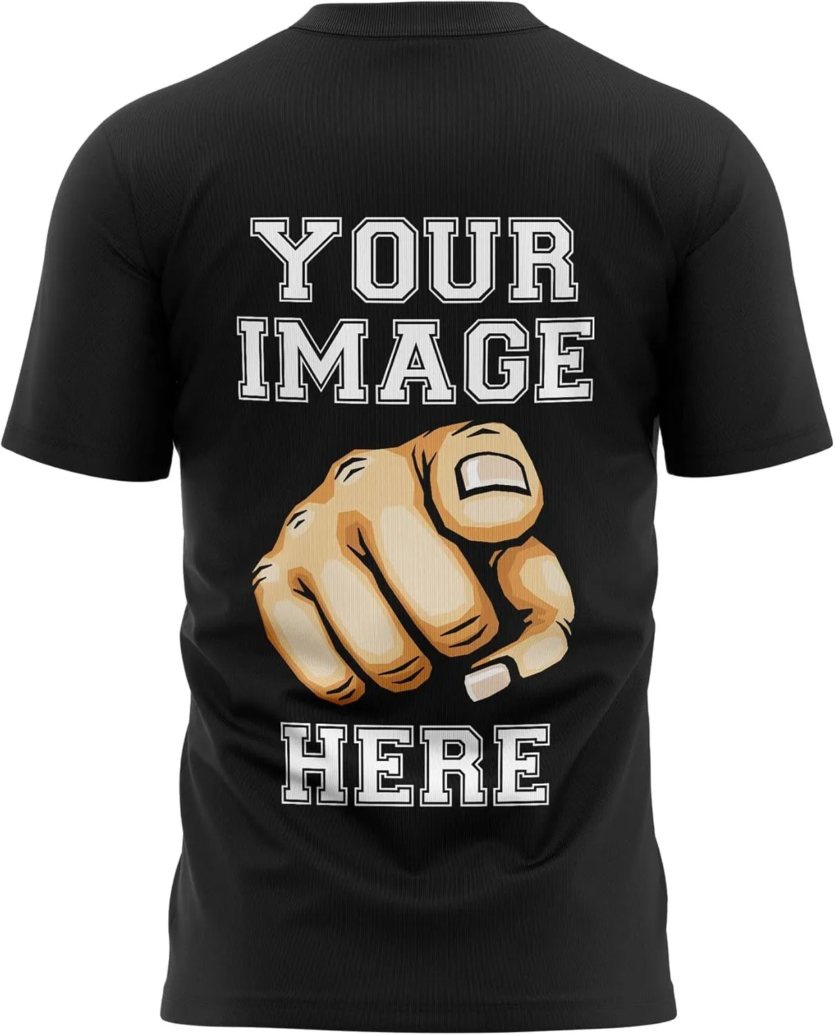 Custom Shirt for Men, ADD Your Image to Front and Back Printing, Customized Tshirts Design Your Own