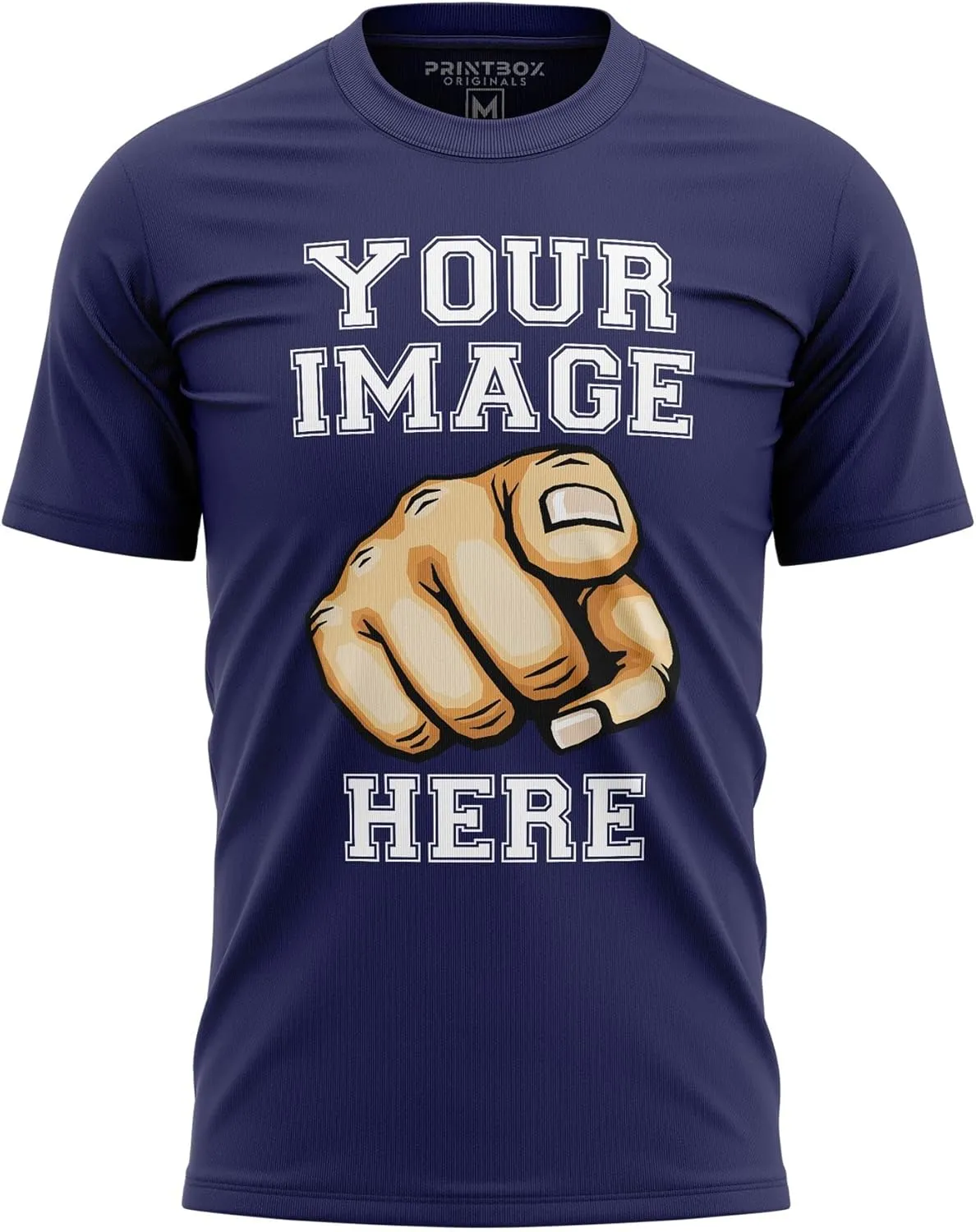 Custom Shirt for Men, ADD Your Image to Front and Back Printing, Customized Tshirts Design Your Own
