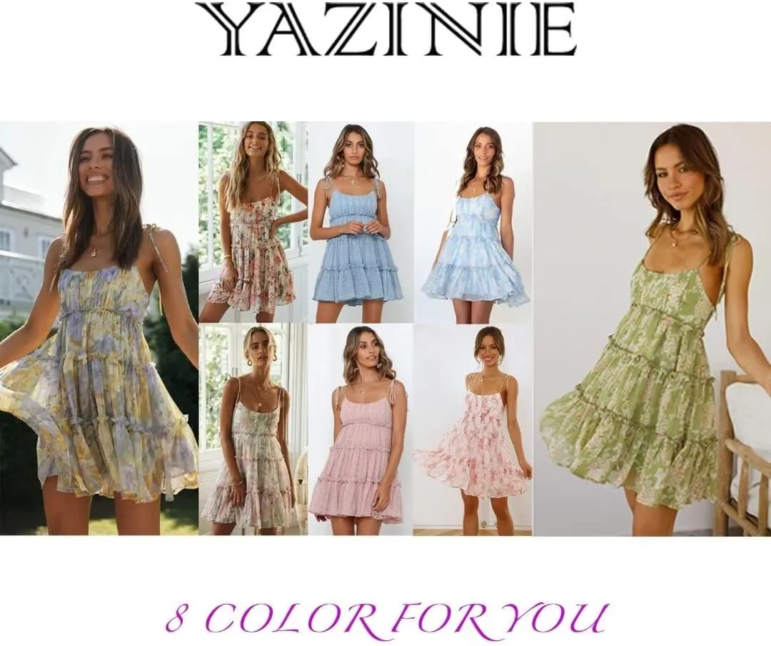 Floral Dress for Women Cute Summer Dresses for Women 2025 Flower Dresses Mini Dress