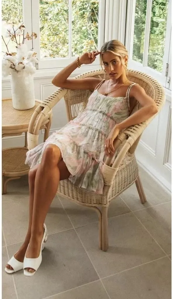 Floral Dress for Women Cute Summer Dresses for Women 2025 Flower Dresses Mini Dress