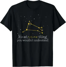 Funny Horoscope Aries Astrology Zodiac Sign T-Shirt