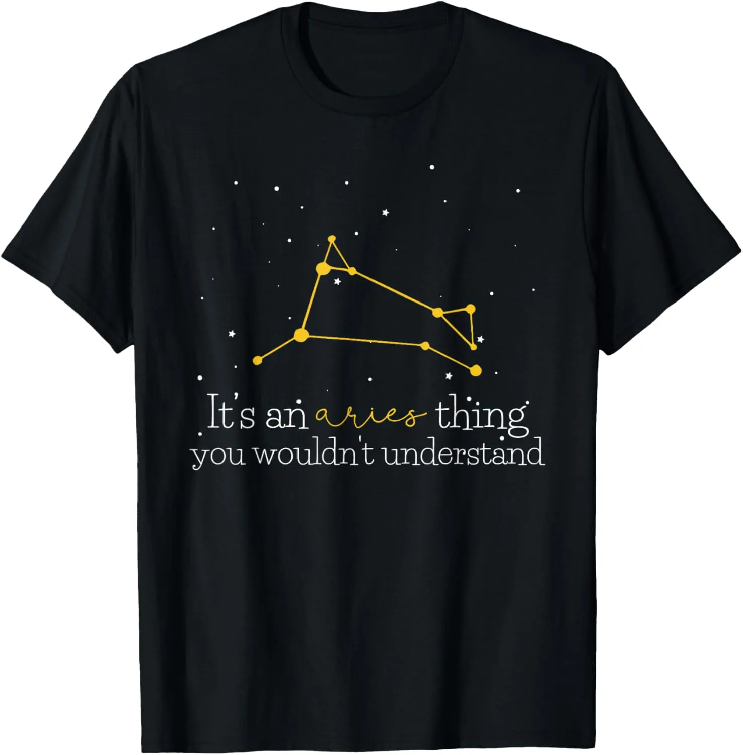 Funny Horoscope Aries Astrology Zodiac Sign T-Shirt
