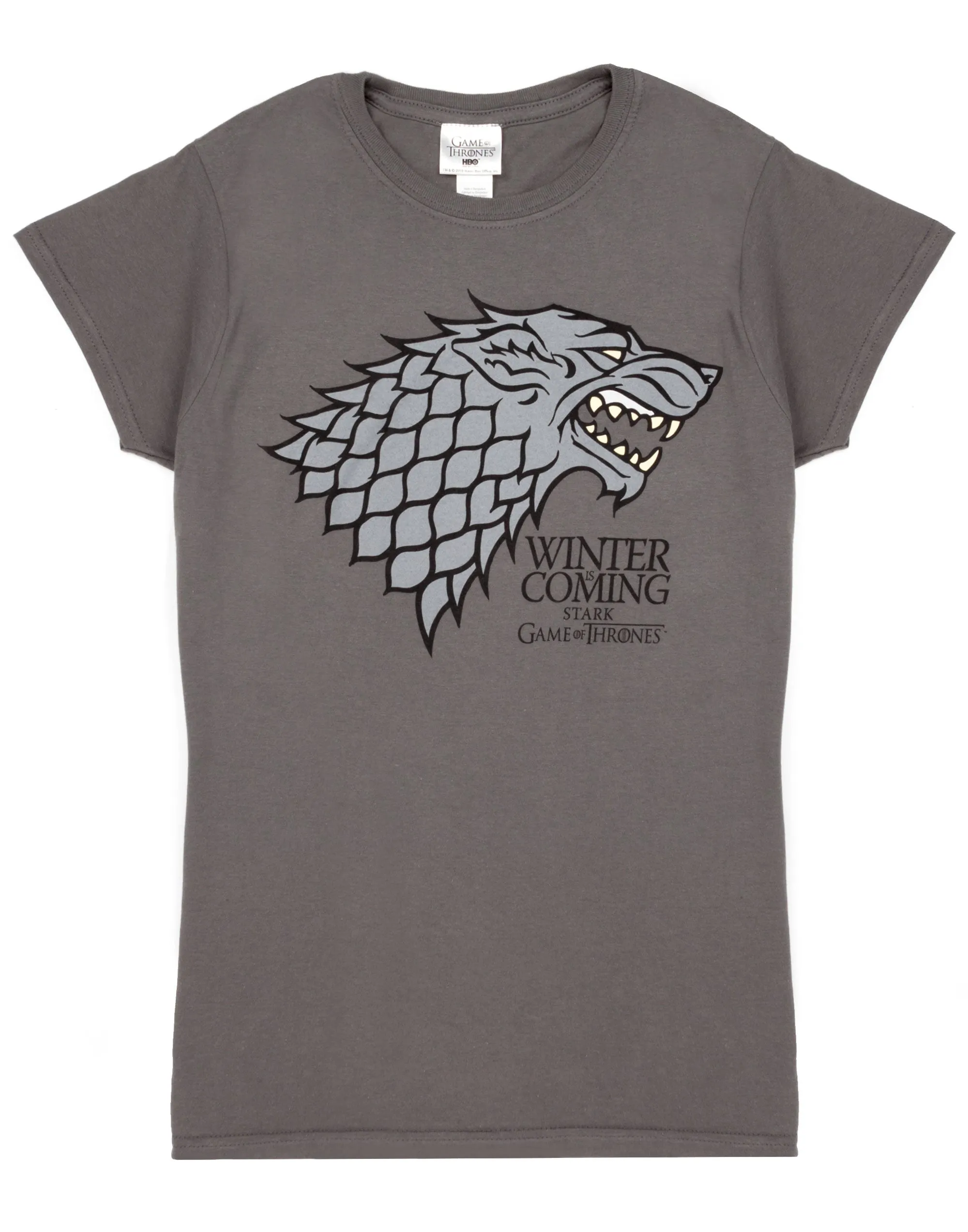 Game of Thrones Womens Grey Short Sleeved T-Shirt