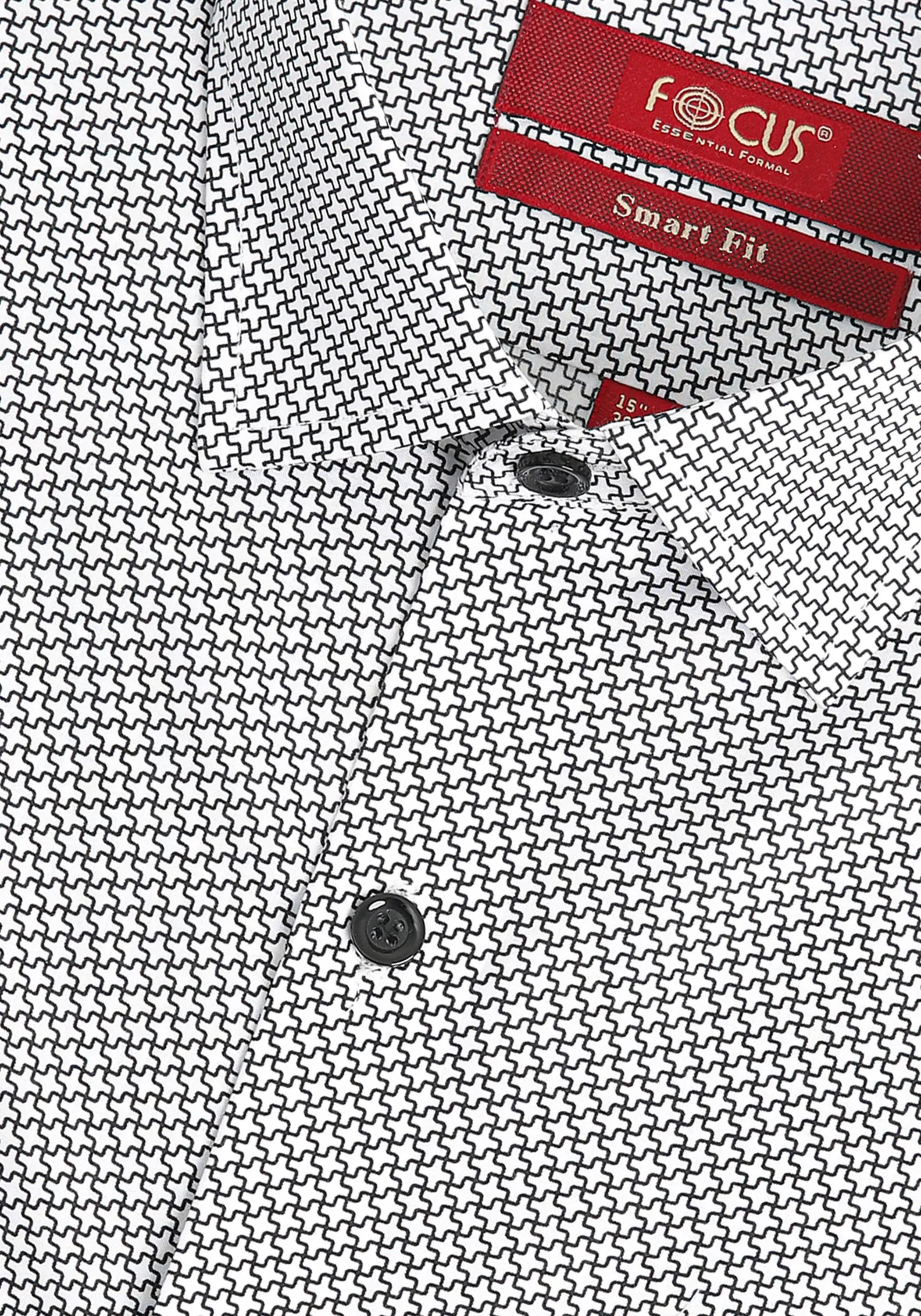 Grey Print Dress Shirt