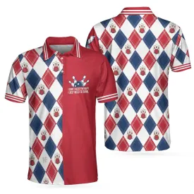 I Don'T Need Therapy I Just Need To Bowl Polo Shirt, Argyle Pattern Bowling Shirt For Men, Gift For Bowling Lovers Coolspod