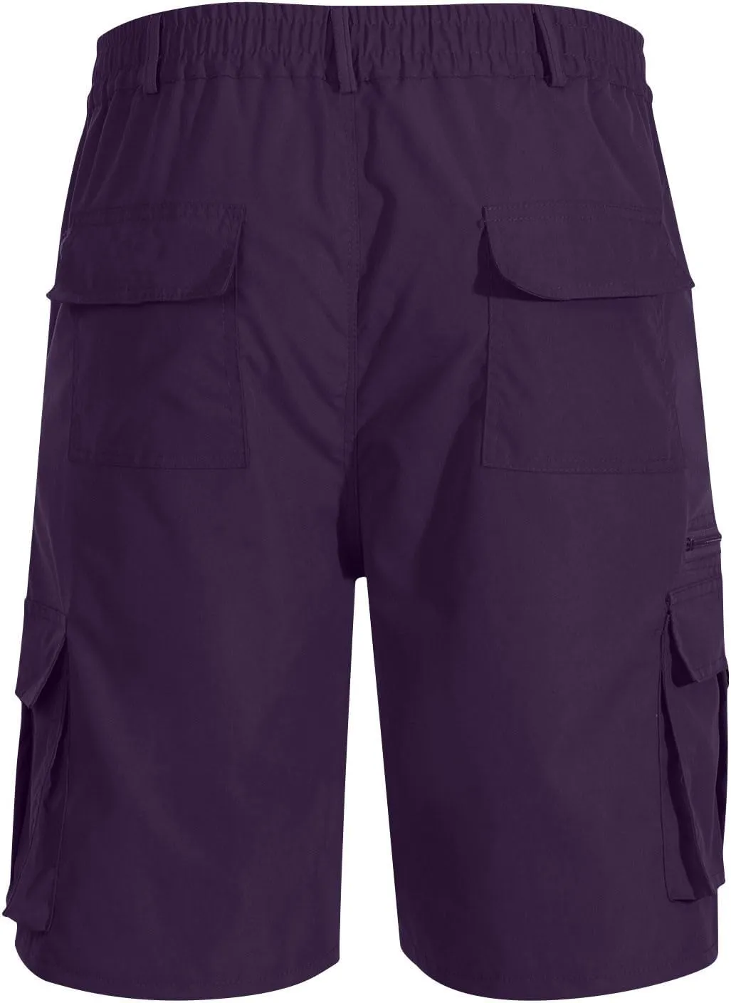 Mens Cargo Shorts 2025 Elastic Waist Bermuda Shorts Summer Casual Loose Fit Multi Pockets Outdoor Jogger Short Cargos