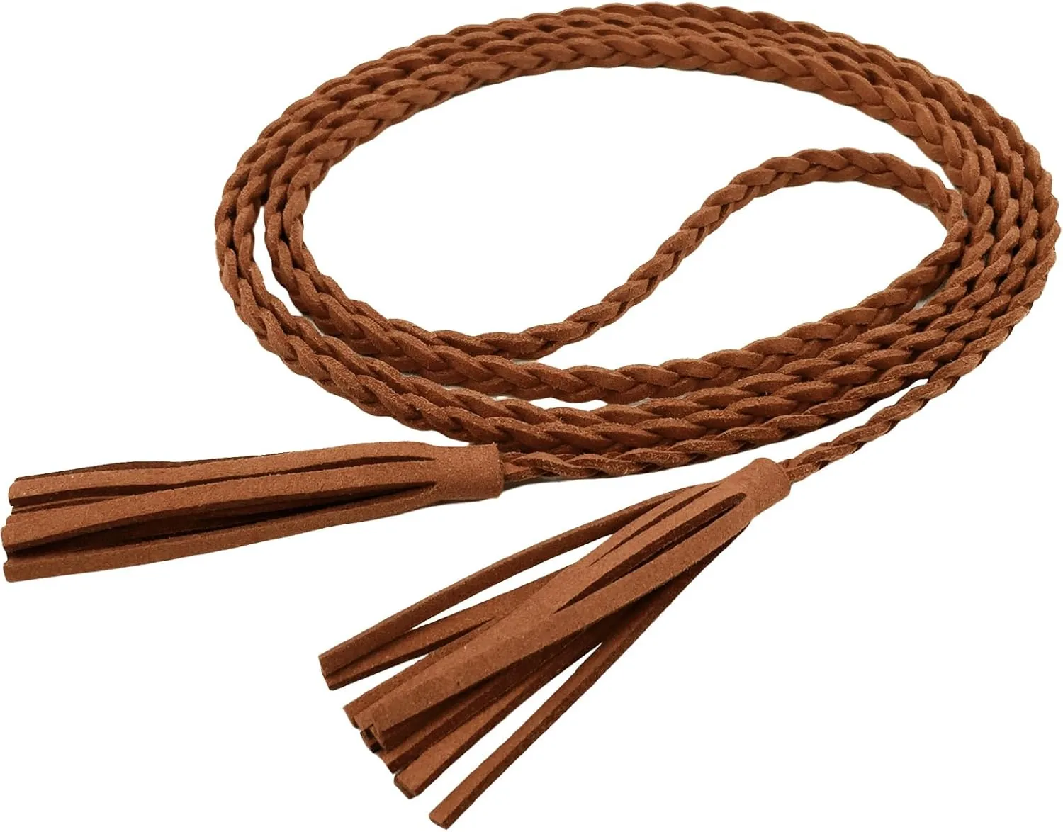 Nanxson Women's Waist Belt Woven Tassels Chain Belt Skinny Belt for Skirt Dress PDW0042