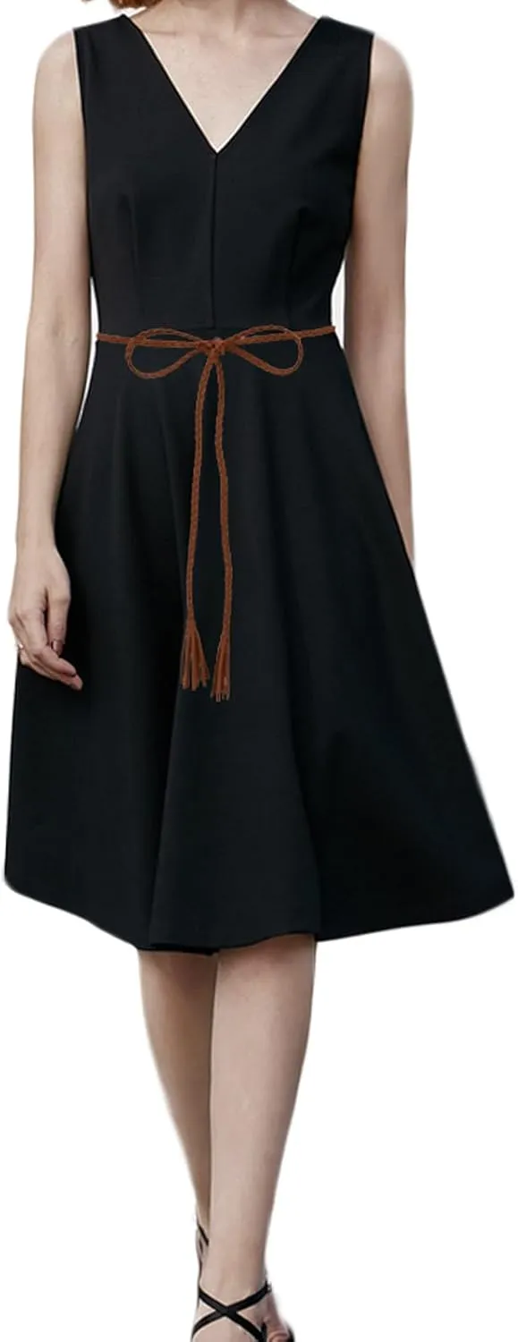 Nanxson Women's Waist Belt Woven Tassels Chain Belt Skinny Belt for Skirt Dress PDW0042