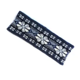 Navy Heather Fairisle Headband