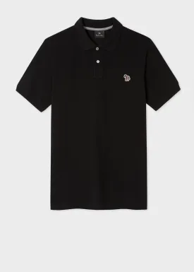 PAUL SMITH Polo Shirt Reg Fit SS Zebra - Black