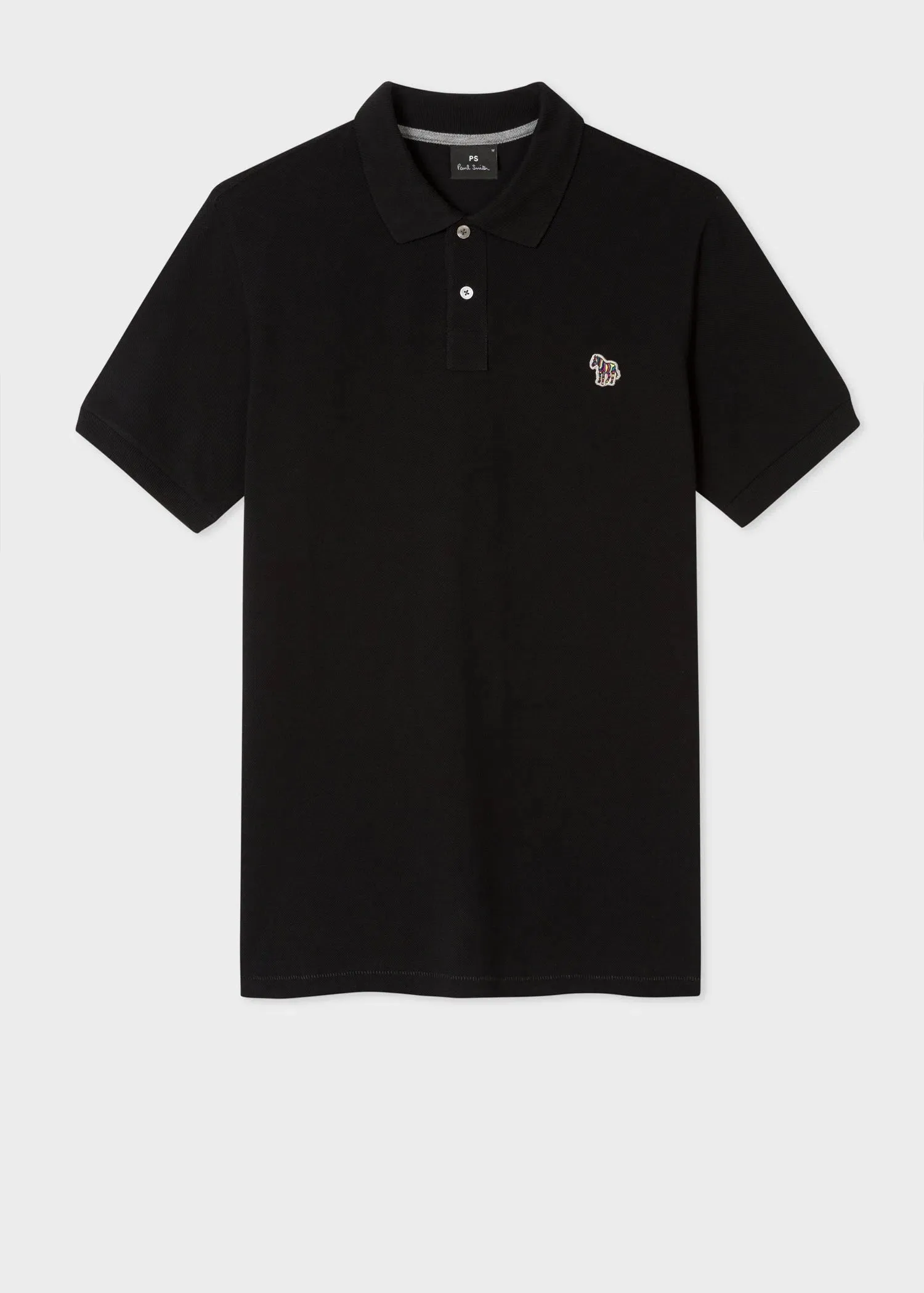 PAUL SMITH Polo Shirt Reg Fit SS Zebra - Black
