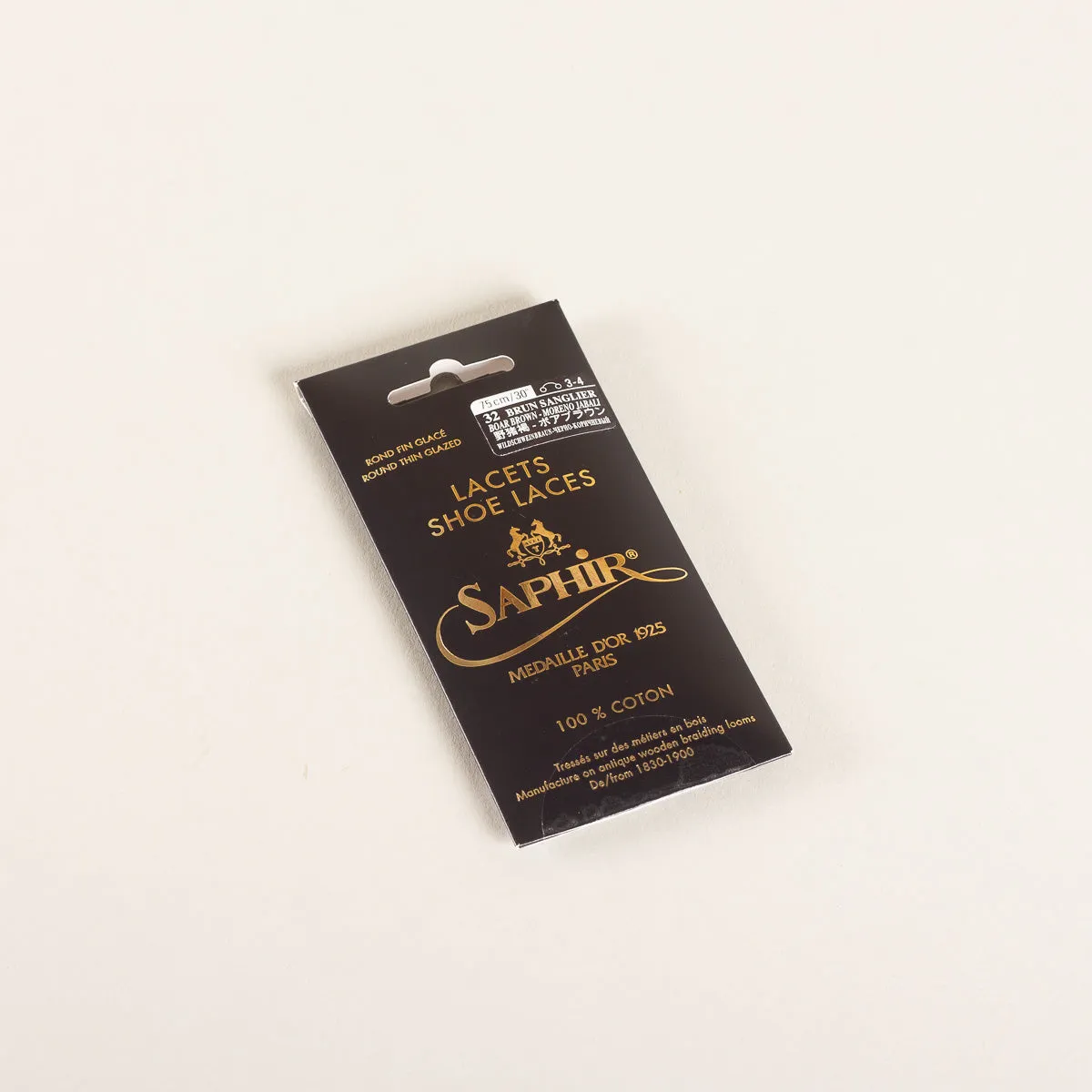 Shoe laces thin - dark brown