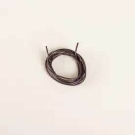 Shoe laces thin - dark brown