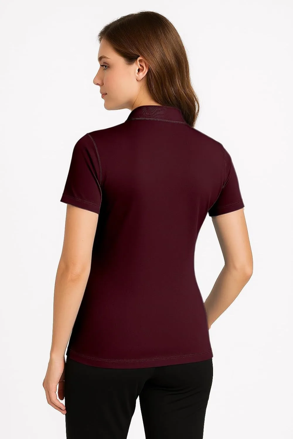Women's Dry-Fit Golf Polo Shirts 3-Button Golf Polo's in 20 Colors XS-3XL Shirt