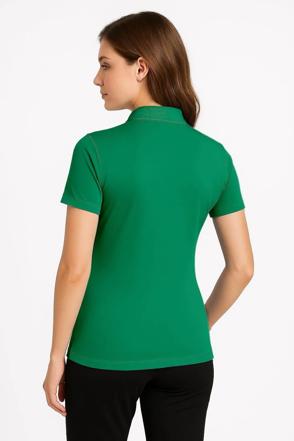Women's Dry-Fit Golf Polo Shirts 3-Button Golf Polo's in 20 Colors XS-3XL Shirt