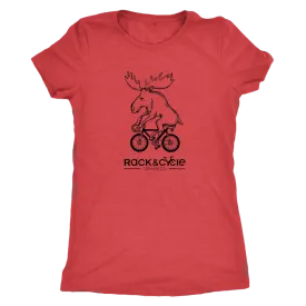 Women's Moose T-Shirt (black ink)
